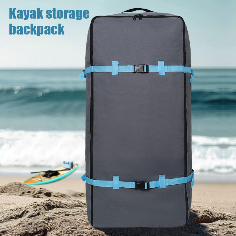 Sports Equipment Outdoor Storage - Szary plecak na deskę do paddleboardingu