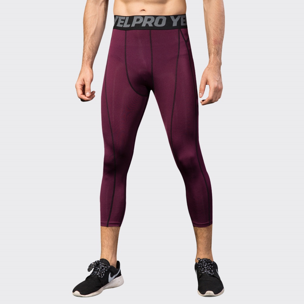 Męskie legginsy kompresyjne do – Sports Equipment Logos recenzja i cena