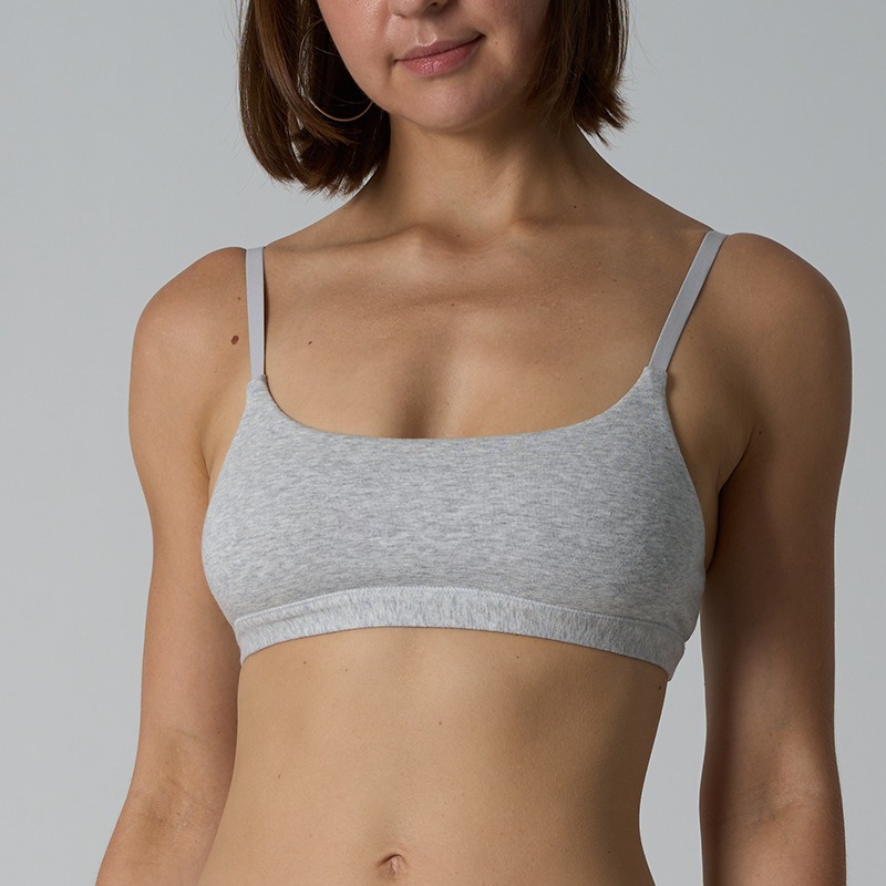 Bawełniany biustonosz typu bra – Sports Equipment At Home recenzja i cena
