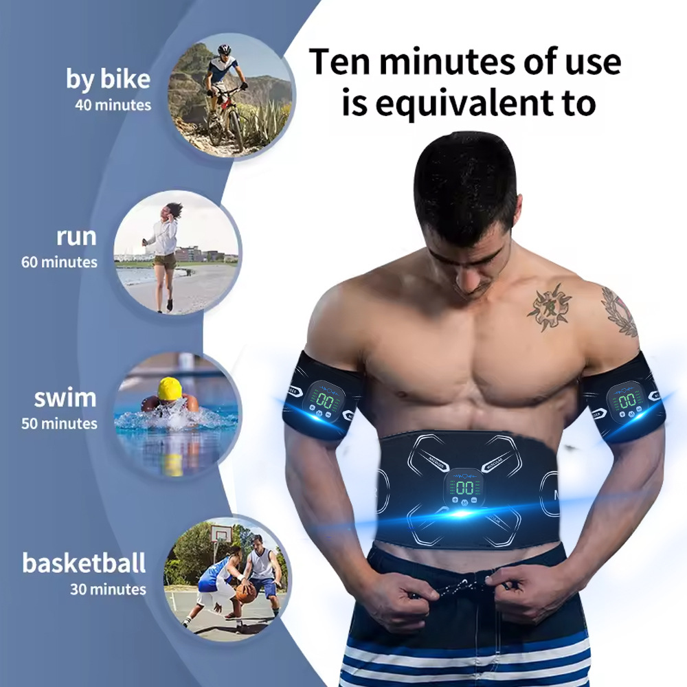 Stymulator mięśni EMS, trener  – Sports Equipment At Home recenzja i cena