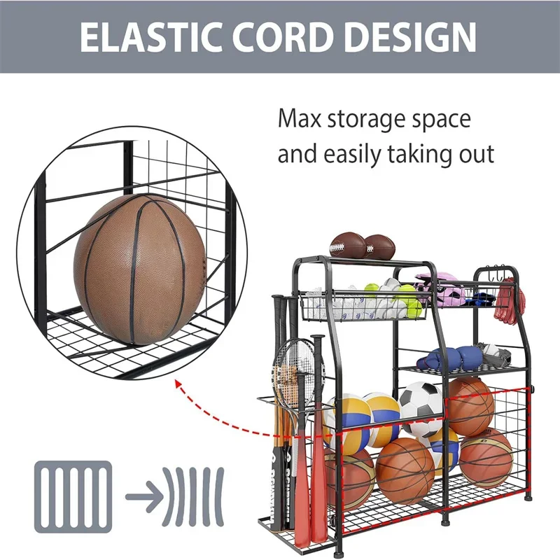 2026 Stojak na piłki, system o – Sports Equipment Outdoor Storage recenzja i cena